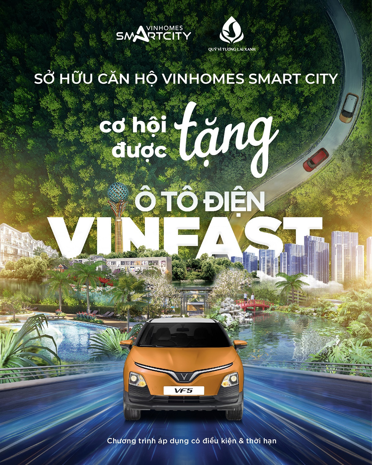 Chính sách khủng trao cơ hội sở hữu "Nhà xịn - xe xanh" cho khách hàng mua căn hộ tại Vinhomes Smart City