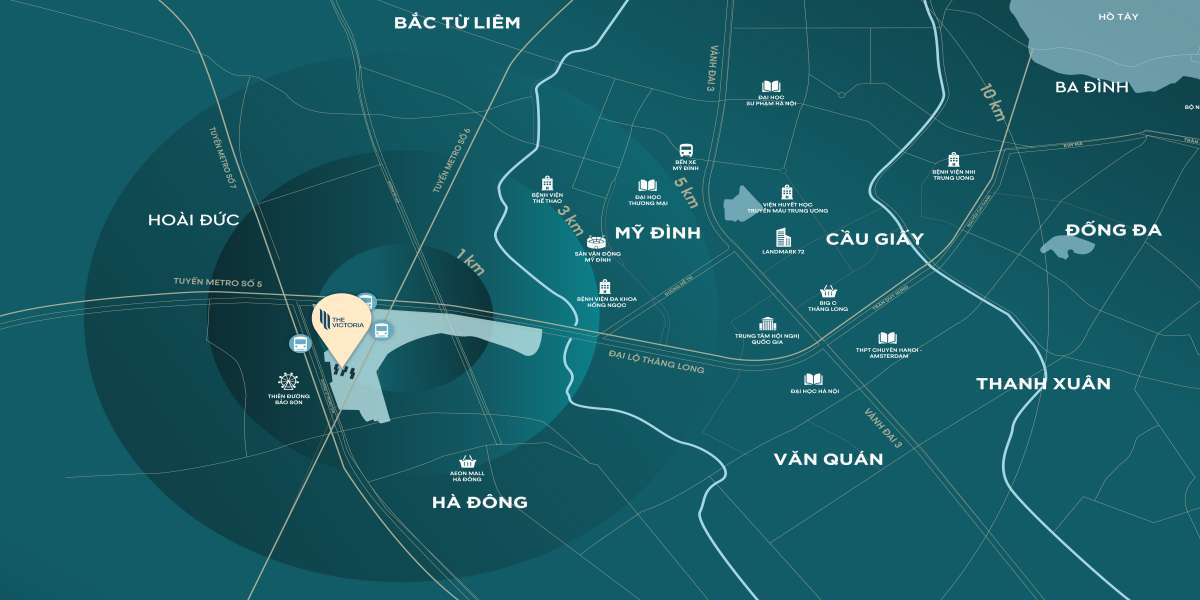 Vị trí the Victoria Smart City?