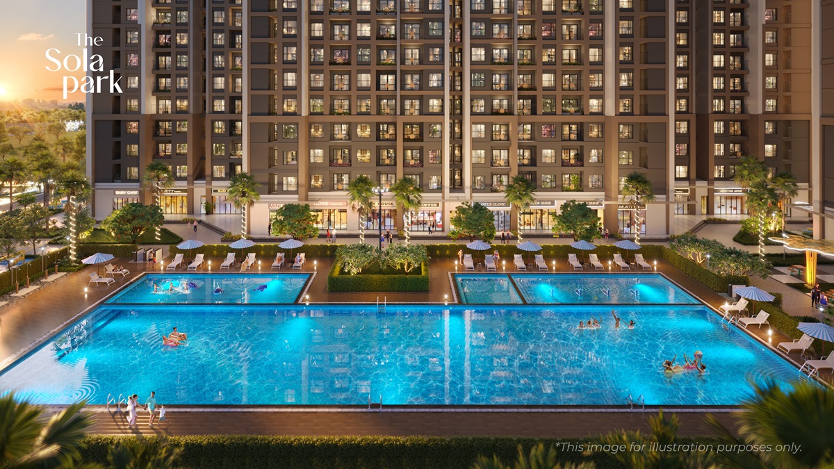 Bể bơi ngoài trời The Sola Park của MIK Group